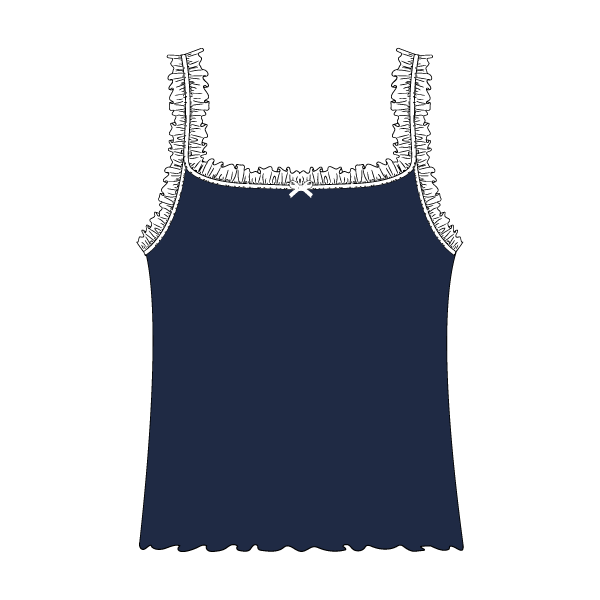 Ruffle Tank - The Collegiate Lineup