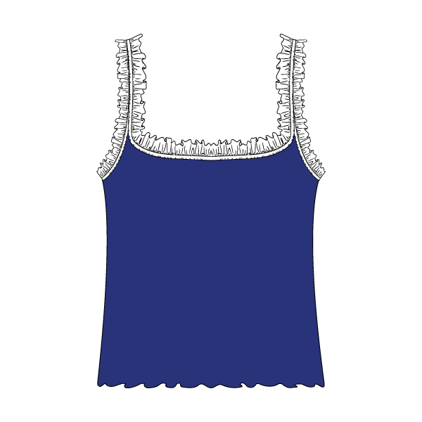 Ruffle Tank - The Collegiate Lineup