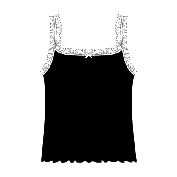 Ruffle Tank - The Collegiate Lineup