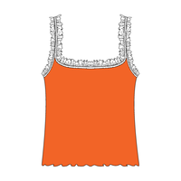 Ruffle Tank - The Collegiate Lineup