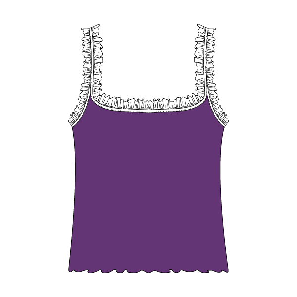 Ruffle Tank - The Collegiate Lineup