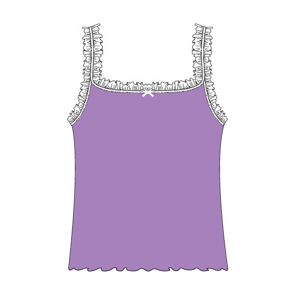 Ruffle Tank - The Collegiate Lineup