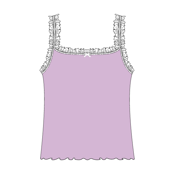 Ruffle Tank - The Collegiate Lineup