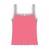 Ruffle Tank - The Collegiate Lineup