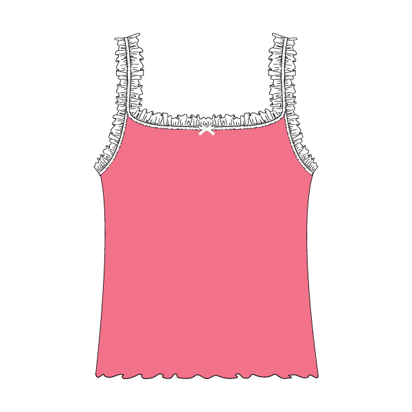 Ruffle Tank - The Collegiate Lineup