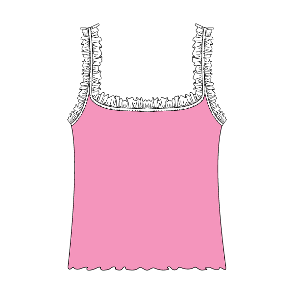 Ruffle Tank - The Collegiate Lineup