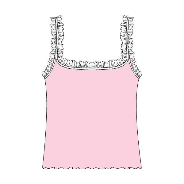 Ruffle Tank - The Collegiate Lineup