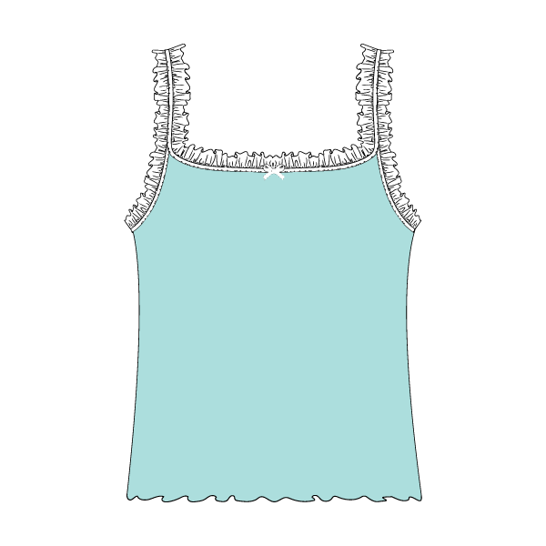 Ruffle Tank - The Collegiate Lineup