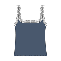 Ruffle Tank - The Collegiate Lineup