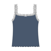 Ruffle Tank - The Collegiate Lineup