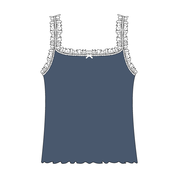 Ruffle Tank - The Collegiate Lineup
