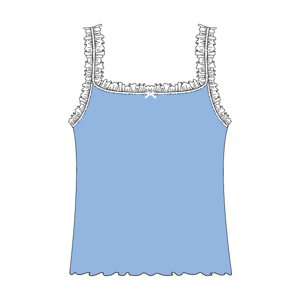 Ruffle Tank - The Collegiate Lineup