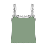 Ruffle Tank - The Collegiate Lineup