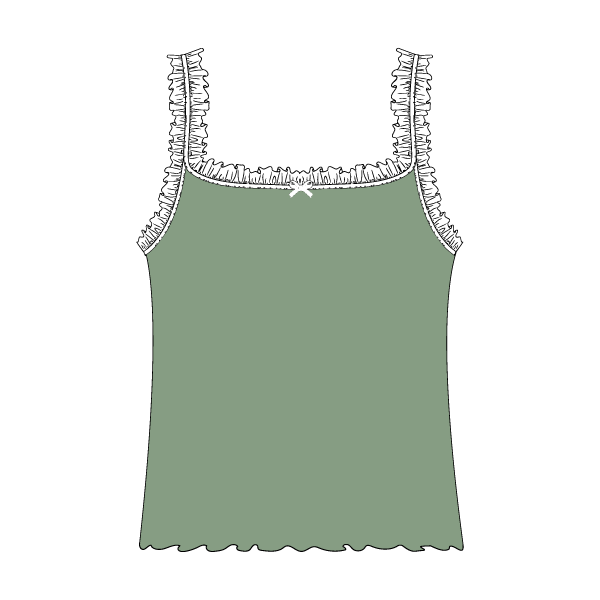 Ruffle Tank - The Collegiate Lineup