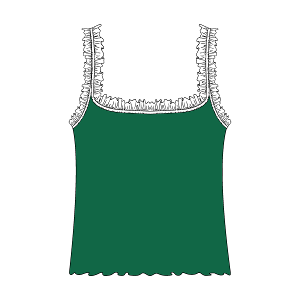Ruffle Tank - The Collegiate Lineup