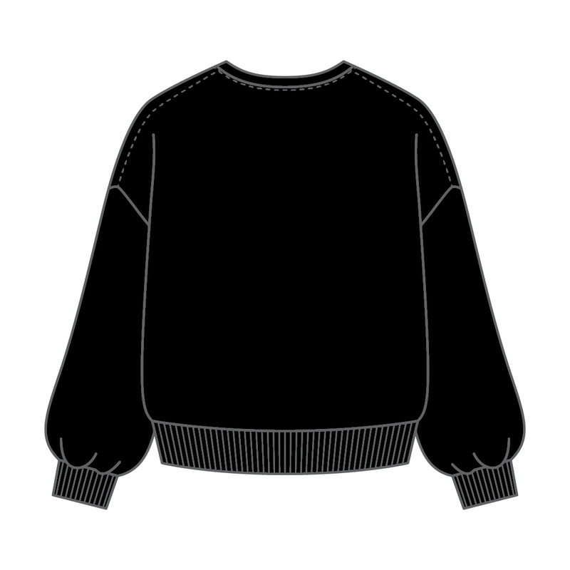 Campus Core Heavyweight Fleece Button Crewneck Sweatshirt