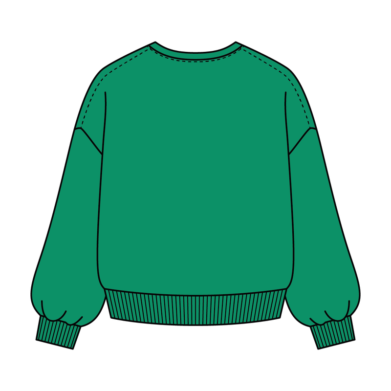 Campus Core Heavyweight Fleece Button Crewneck Sweatshirt