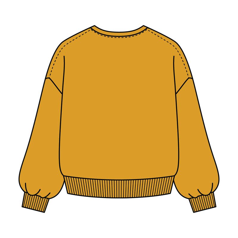 Campus Core Heavyweight Fleece Button Crewneck Sweatshirt