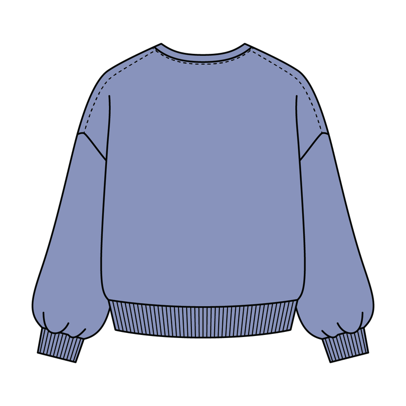 Campus Core Heavyweight Fleece Button Crewneck Sweatshirt