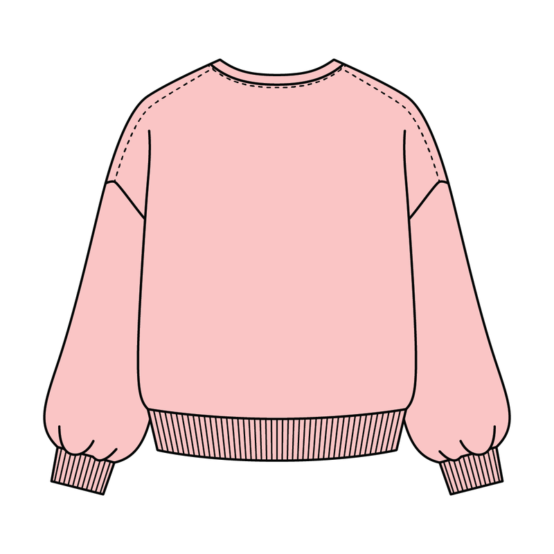 Campus Core Heavyweight Fleece Button Crewneck Sweatshirt