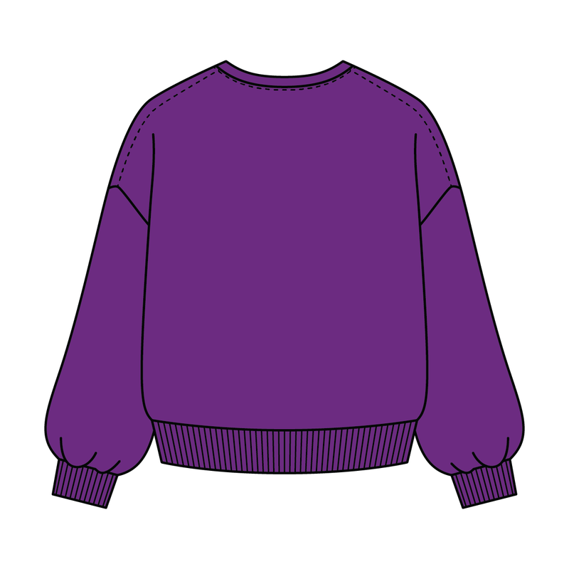 Campus Core Heavyweight Fleece Button Crewneck Sweatshirt