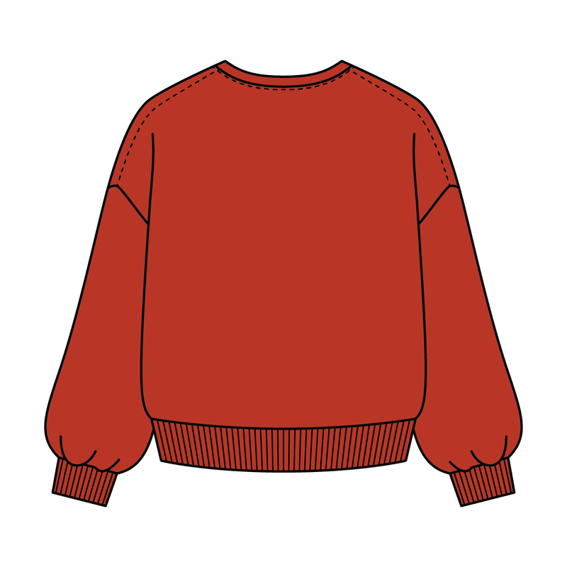 Campus Core Heavyweight Fleece Button Crewneck Sweatshirt
