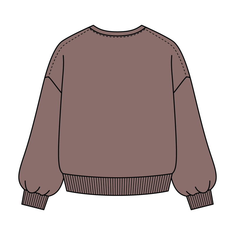 Campus Core Heavyweight Fleece Button Crewneck Sweatshirt