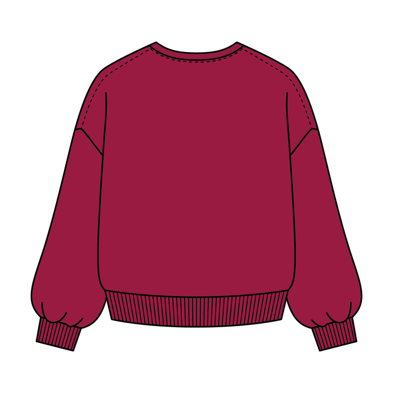 Campus Core Heavyweight Fleece Button Crewneck Sweatshirt