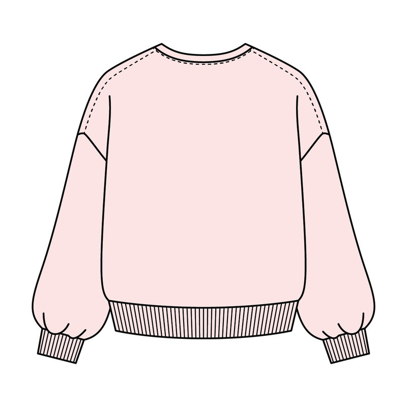 Campus Core Heavyweight Fleece Button Crewneck Sweatshirt