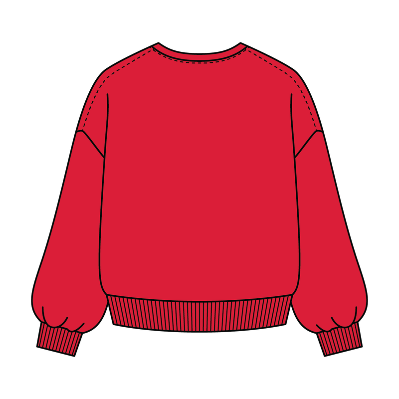 Campus Core Heavyweight Fleece Button Crewneck Sweatshirt