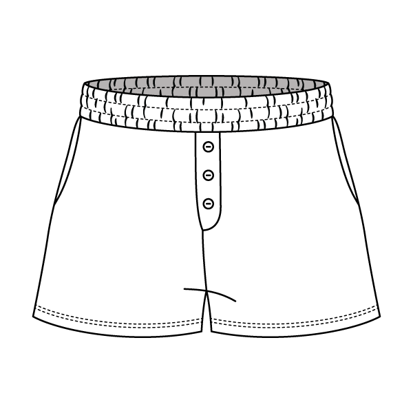 Campus Core Heavyweight Fleece Button Sweatshort