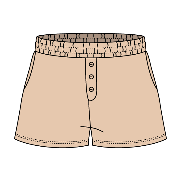 Campus Core Heavyweight Fleece Button Sweatshort