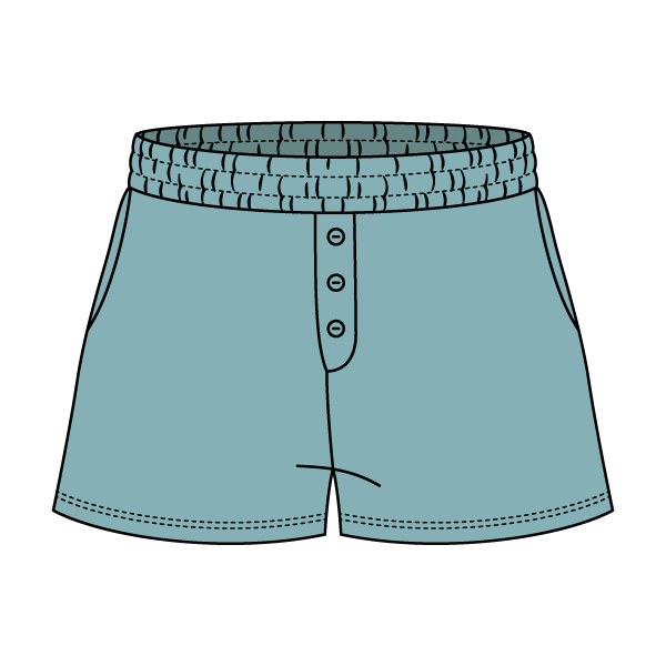 Campus Core Heavyweight Fleece Button Sweatshort