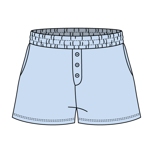 Campus Core Heavyweight Fleece Button Sweatshort
