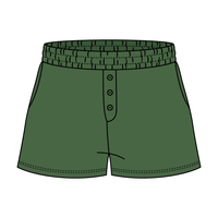 Campus Core Heavyweight Fleece Button Sweatshort