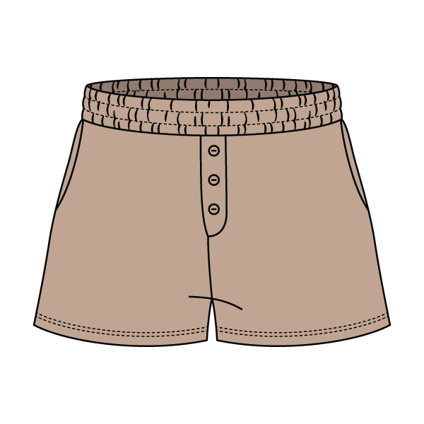 Campus Core Heavyweight Fleece Button Sweatshort
