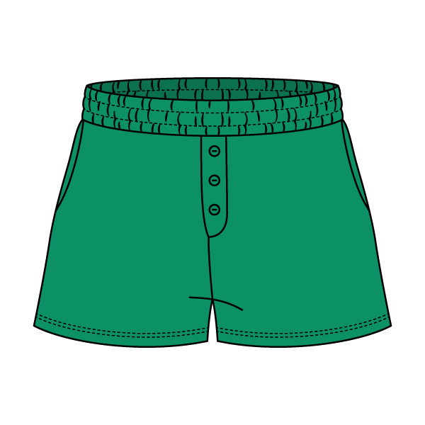 Campus Core Heavyweight Fleece Button Sweatshort