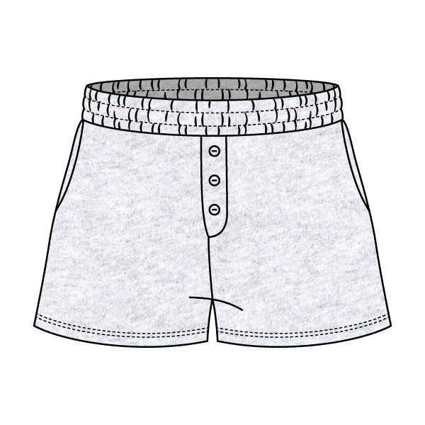 Campus Core Heavyweight Fleece Button Sweatshort