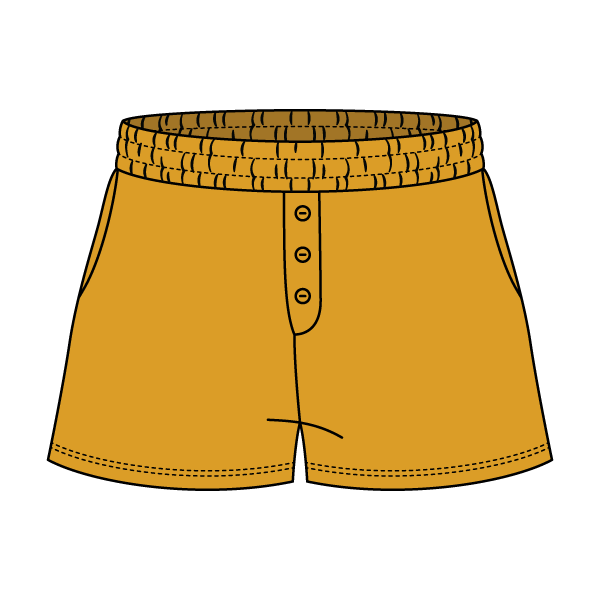 Campus Core Heavyweight Fleece Button Sweatshort