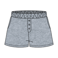 Campus Core Heavyweight Fleece Button Sweatshort