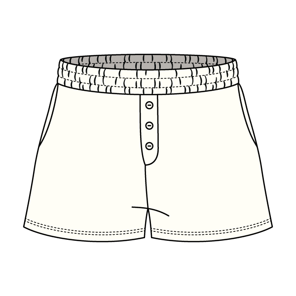 Campus Core Heavyweight Fleece Button Sweatshort