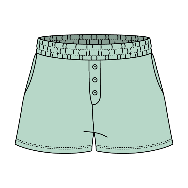 Campus Core Heavyweight Fleece Button Sweatshort