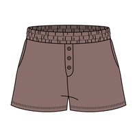 Campus Core Heavyweight Fleece Button Sweatshort