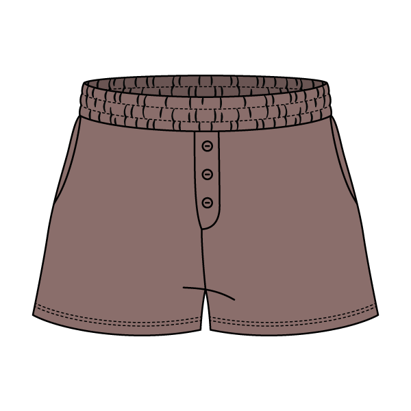 Campus Core Heavyweight Fleece Button Sweatshort