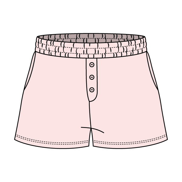 Campus Core Heavyweight Fleece Button Sweatshort