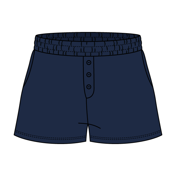 Campus Core Heavyweight Fleece Button Sweatshort