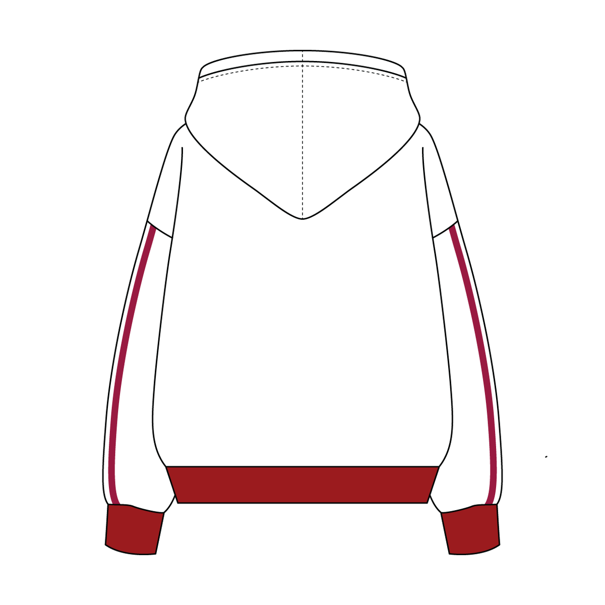 Heavyweight Fleece Sweatshirt With Self Binding