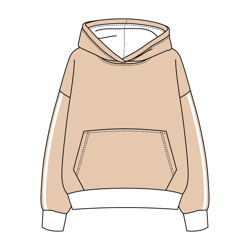 Heavyweight Fleece Sweatshirt With Self Binding