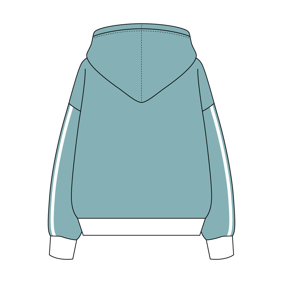 Heavyweight Fleece Sweatshirt With Self Binding