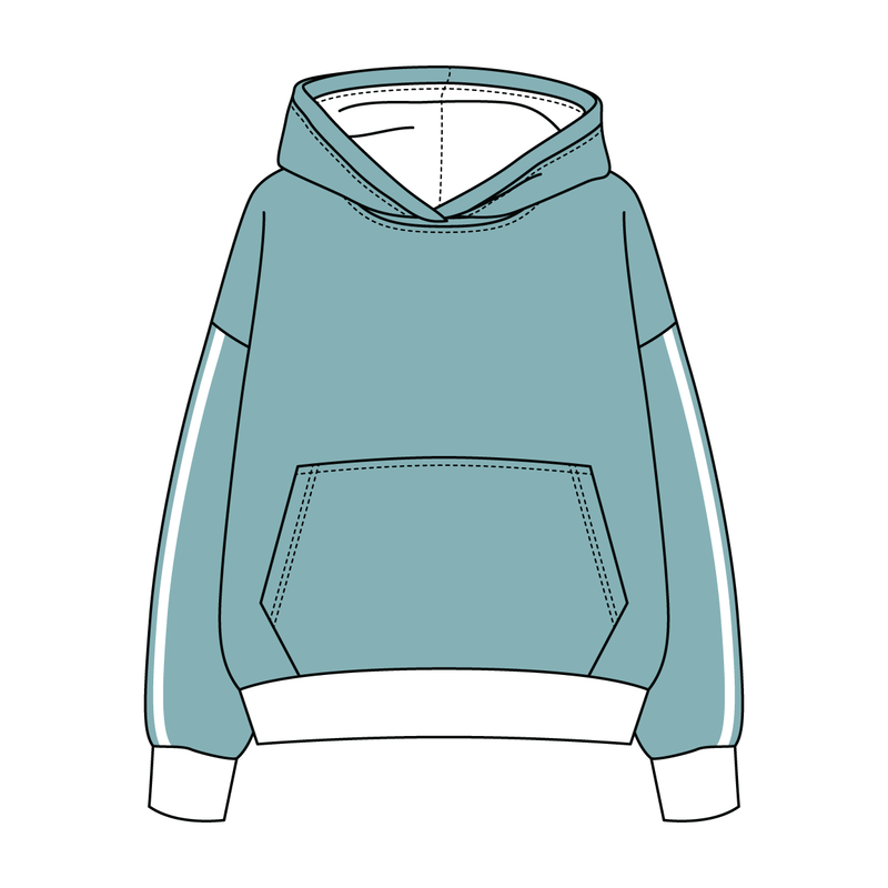 Heavyweight Fleece Sweatshirt With Self Binding